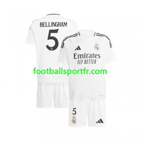 Tenue Real Madrid Jude Bellingham 5 Enfant Domicile 2024-2025 Maillot de Foot